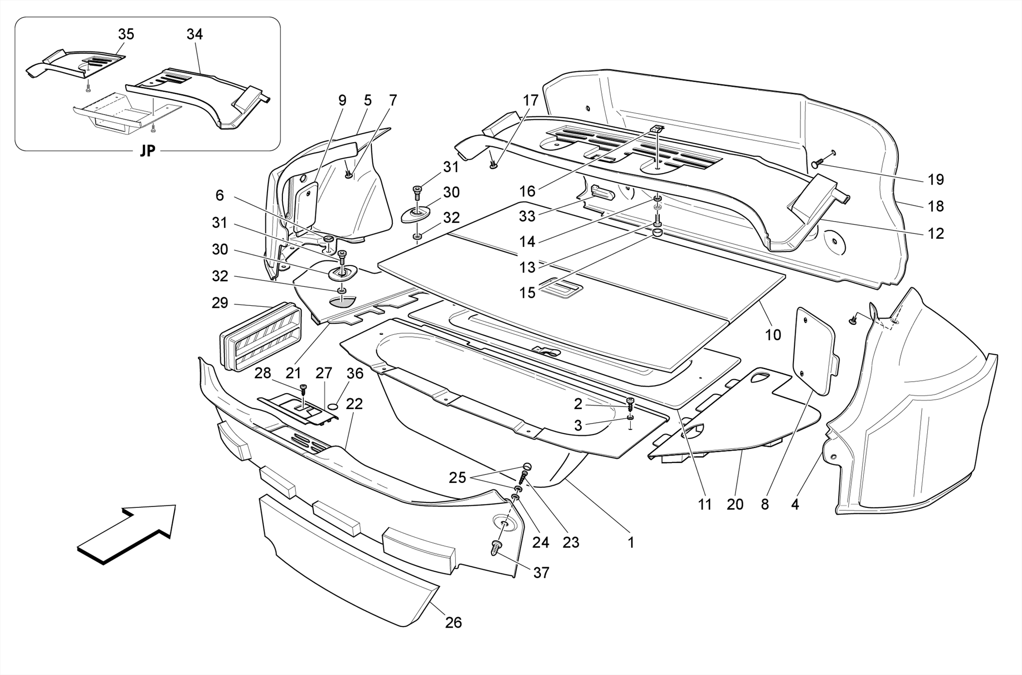 868.03.00-ROOF FRAME TRIM
