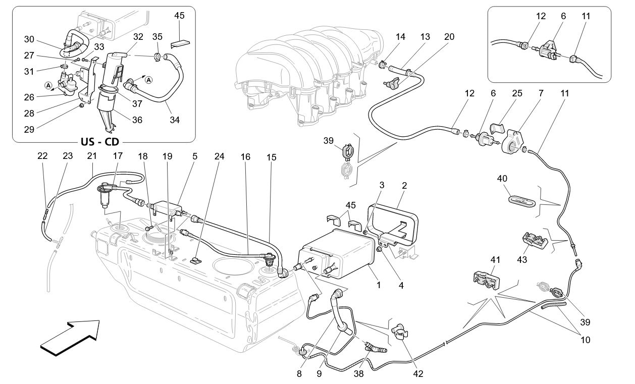 721.01.00-BRAKE AND ACCEL. LEVER MECH.
