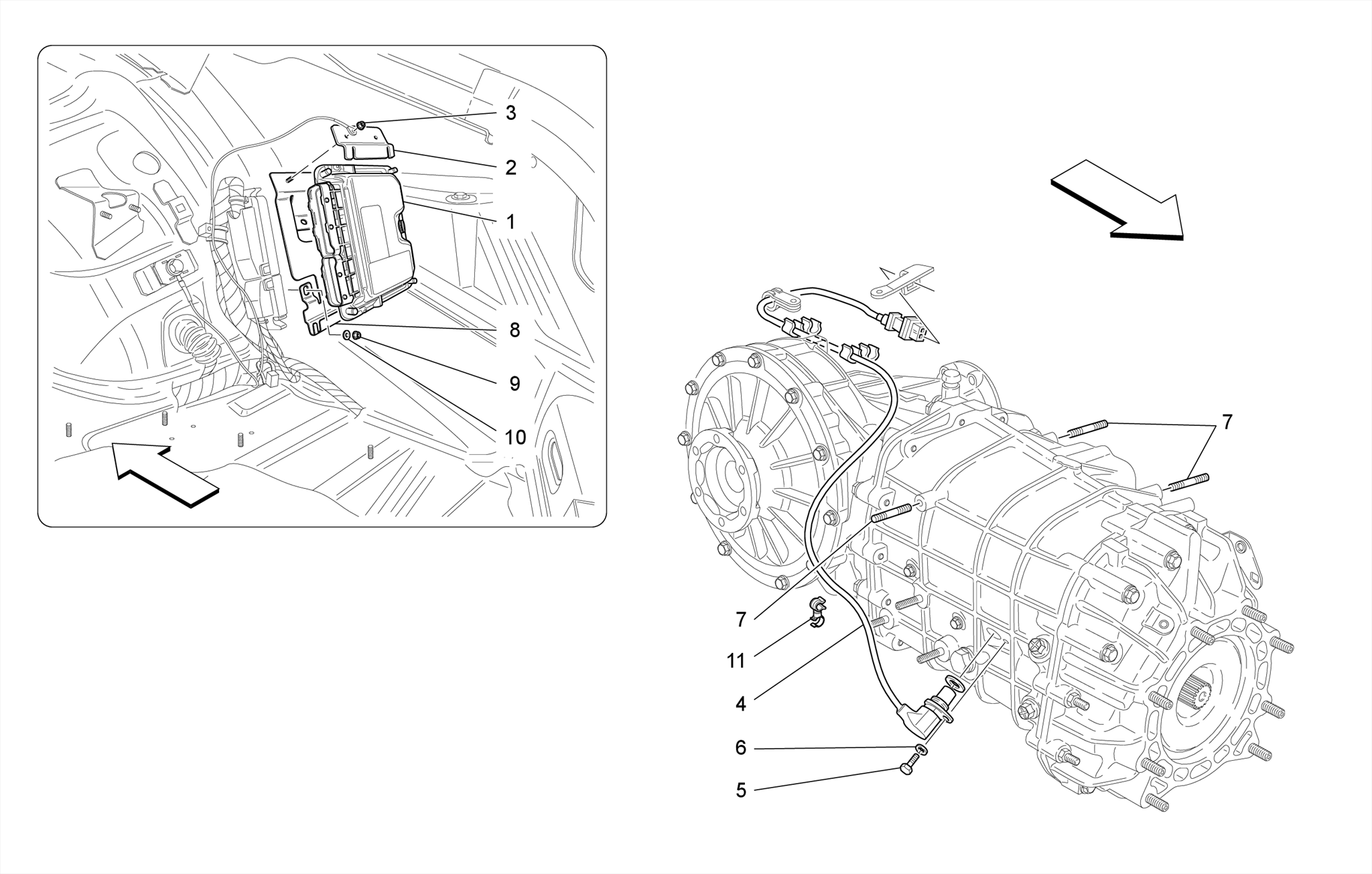 837.05.00-GASKETS FRONT DOORS