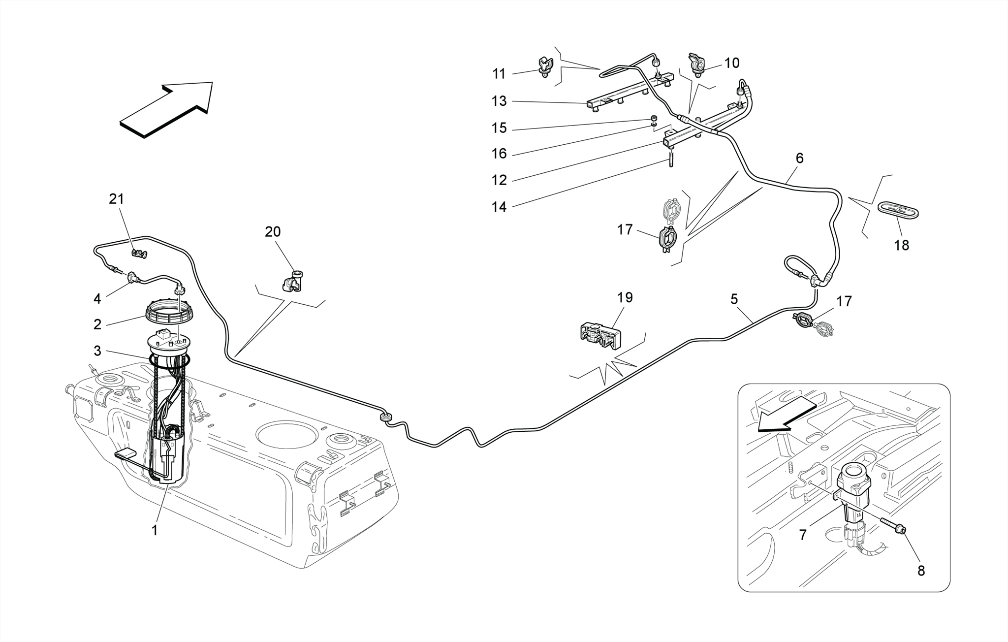 133.04.00-FUEL INJECTOR WITH INJECTOR RAILS