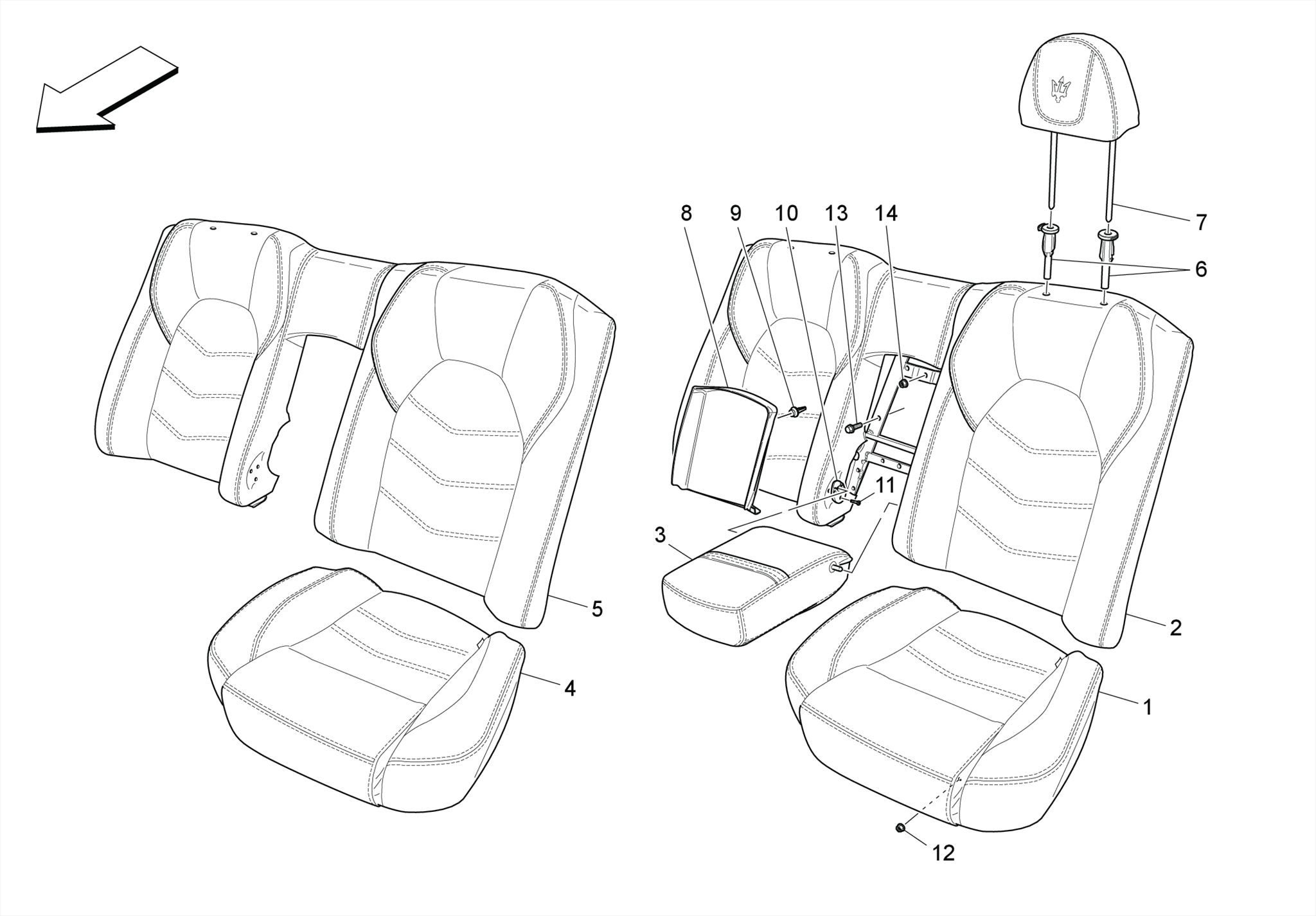 833.01.00-DOOR SEAL REAR