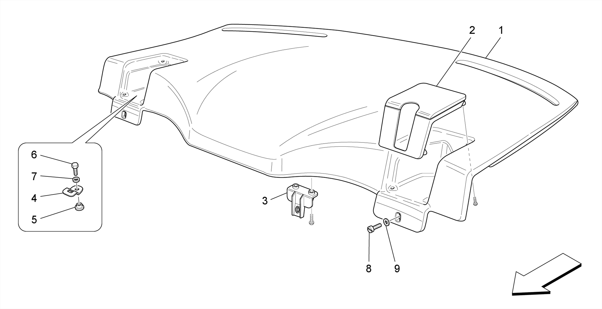 837.03.00-DOOR HANDLE, EXTERIOR FRONT