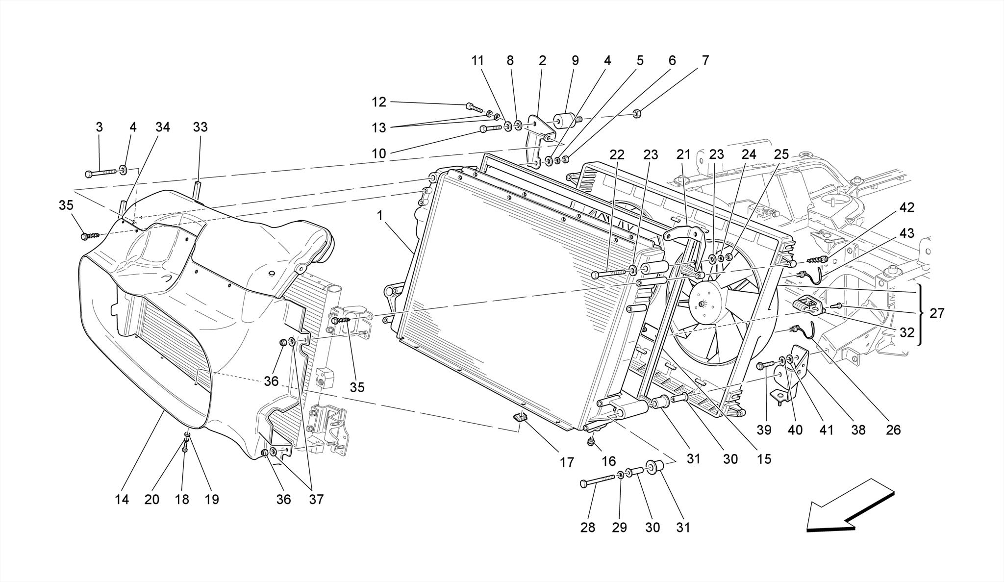 863.04.00-CENTRE CONSOLE LOWER
