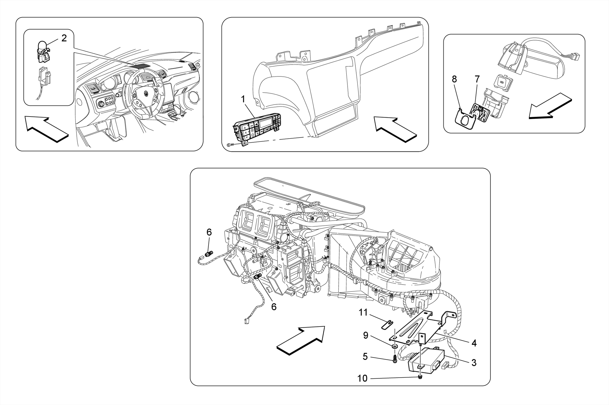 919.05.00-CONTROL UNIT FOR WIND- SCREEN PROJECTION (HEAD-UP-DISPLAY)