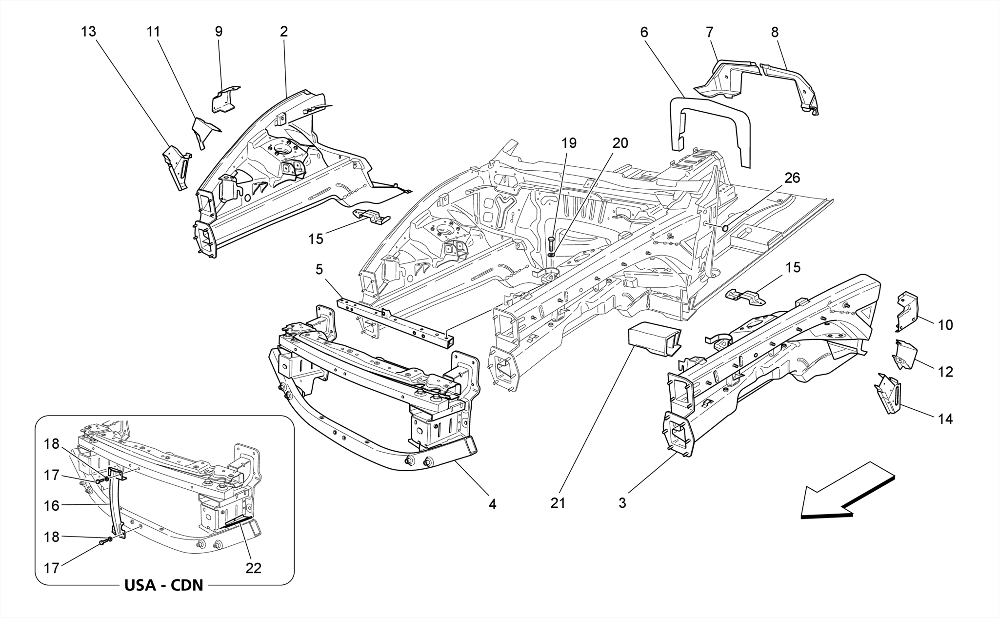 945.04.00-LED REAR FOG LIGHT