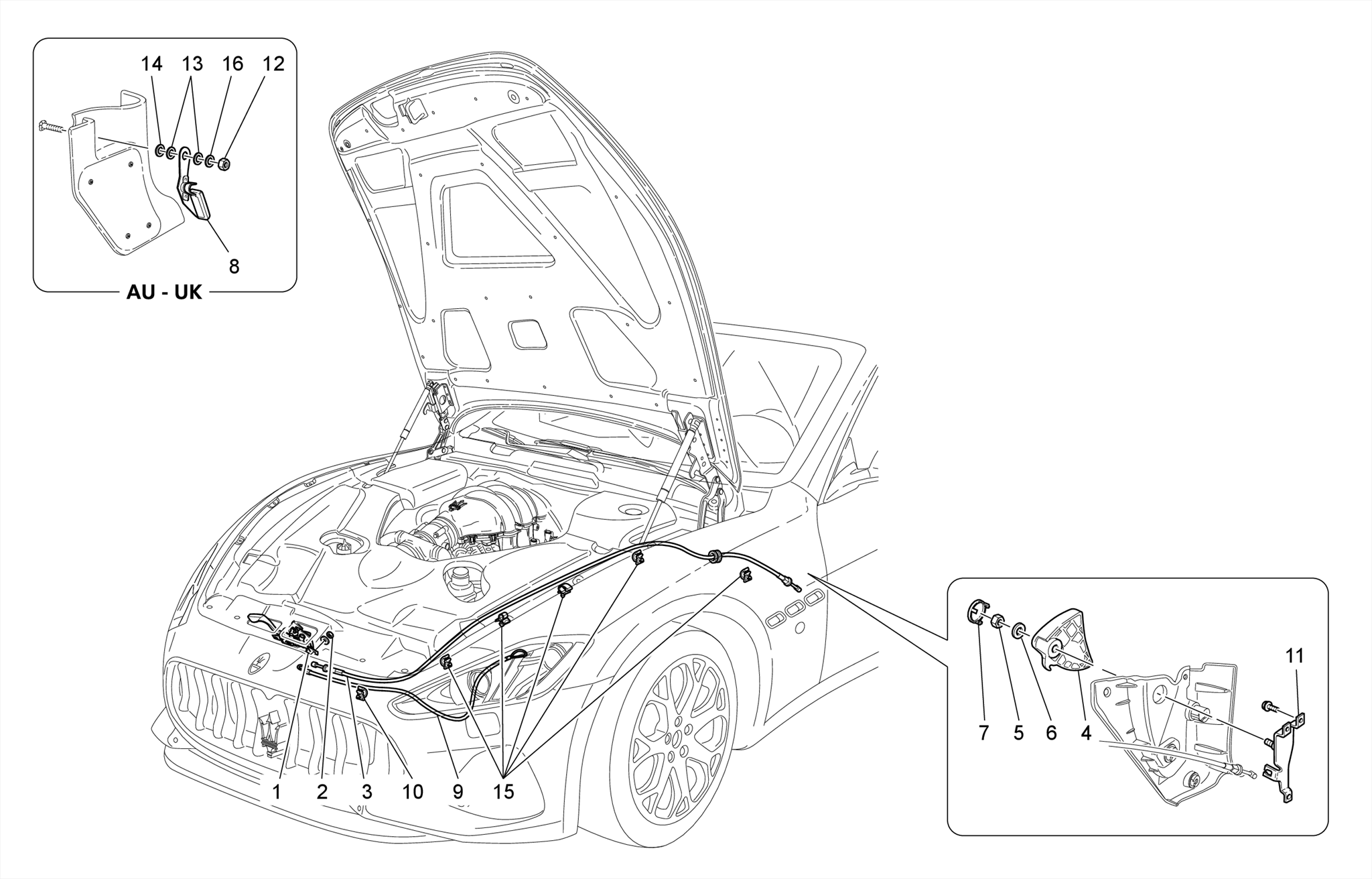 972.02.00-WIRING SET FOR BUMPER REAR