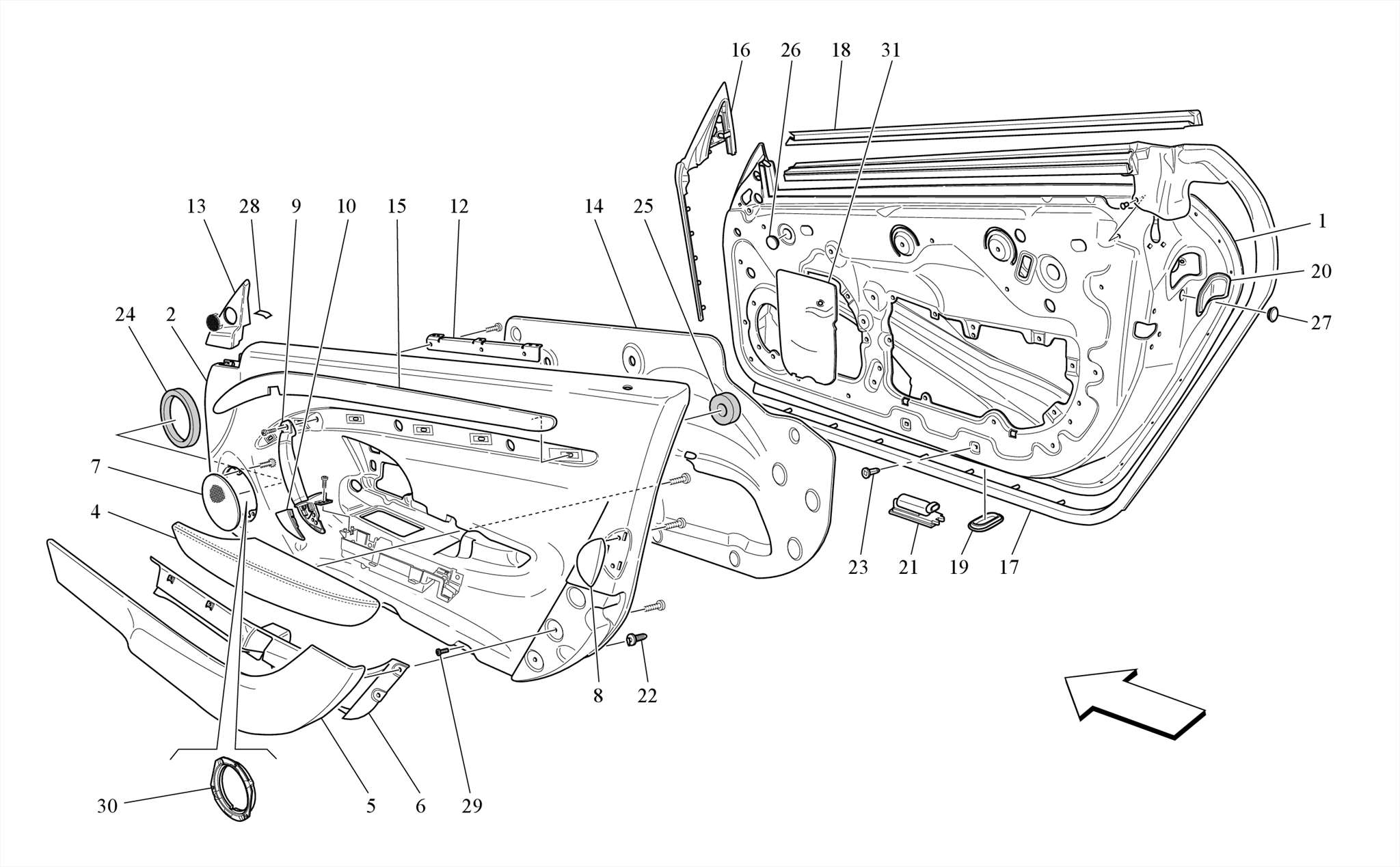 972.04.00-CABLE SET FOR TAILGATE