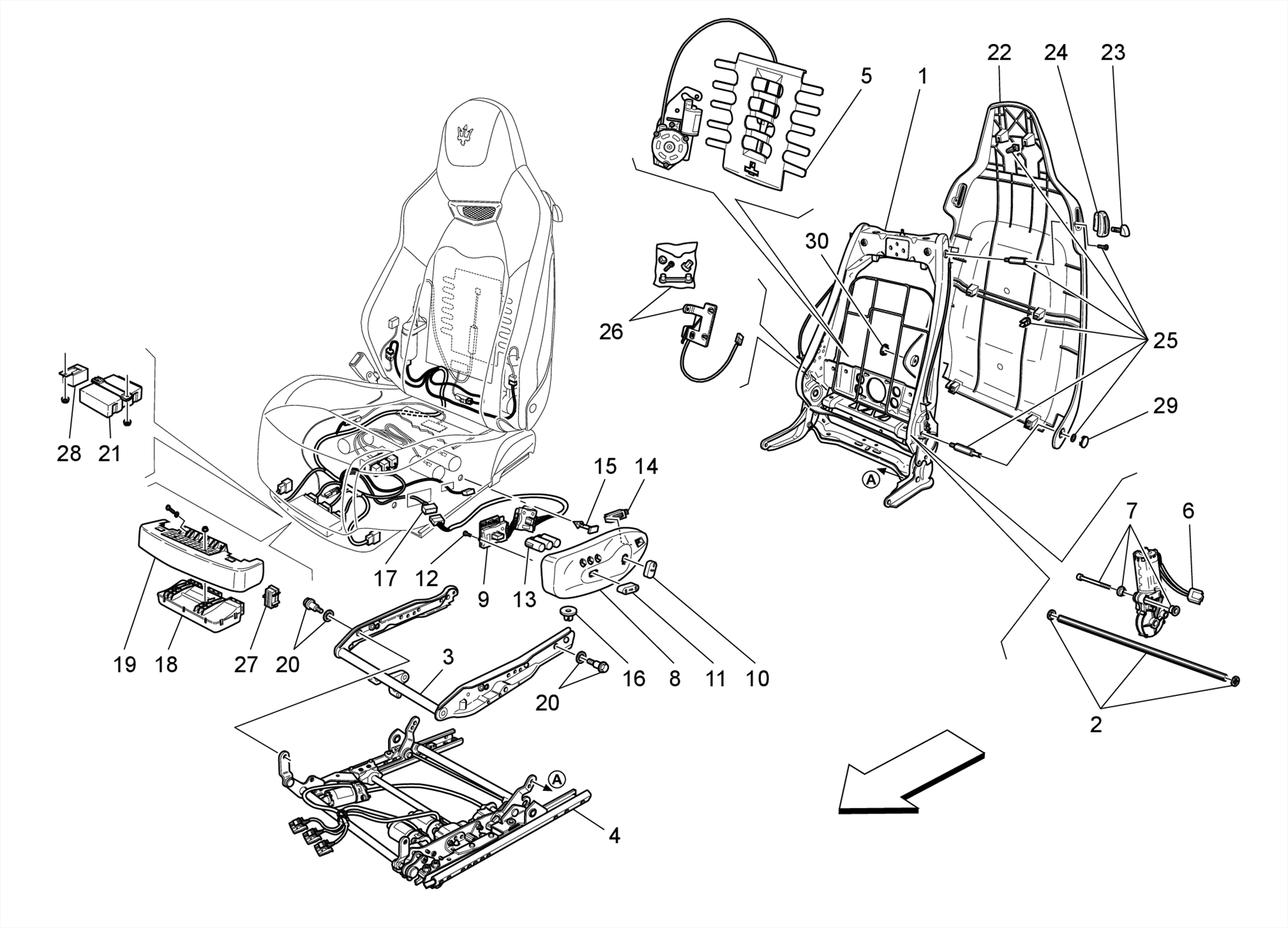 972.09.00-WIRING SET FOR ACTIVE STEERING FRONT