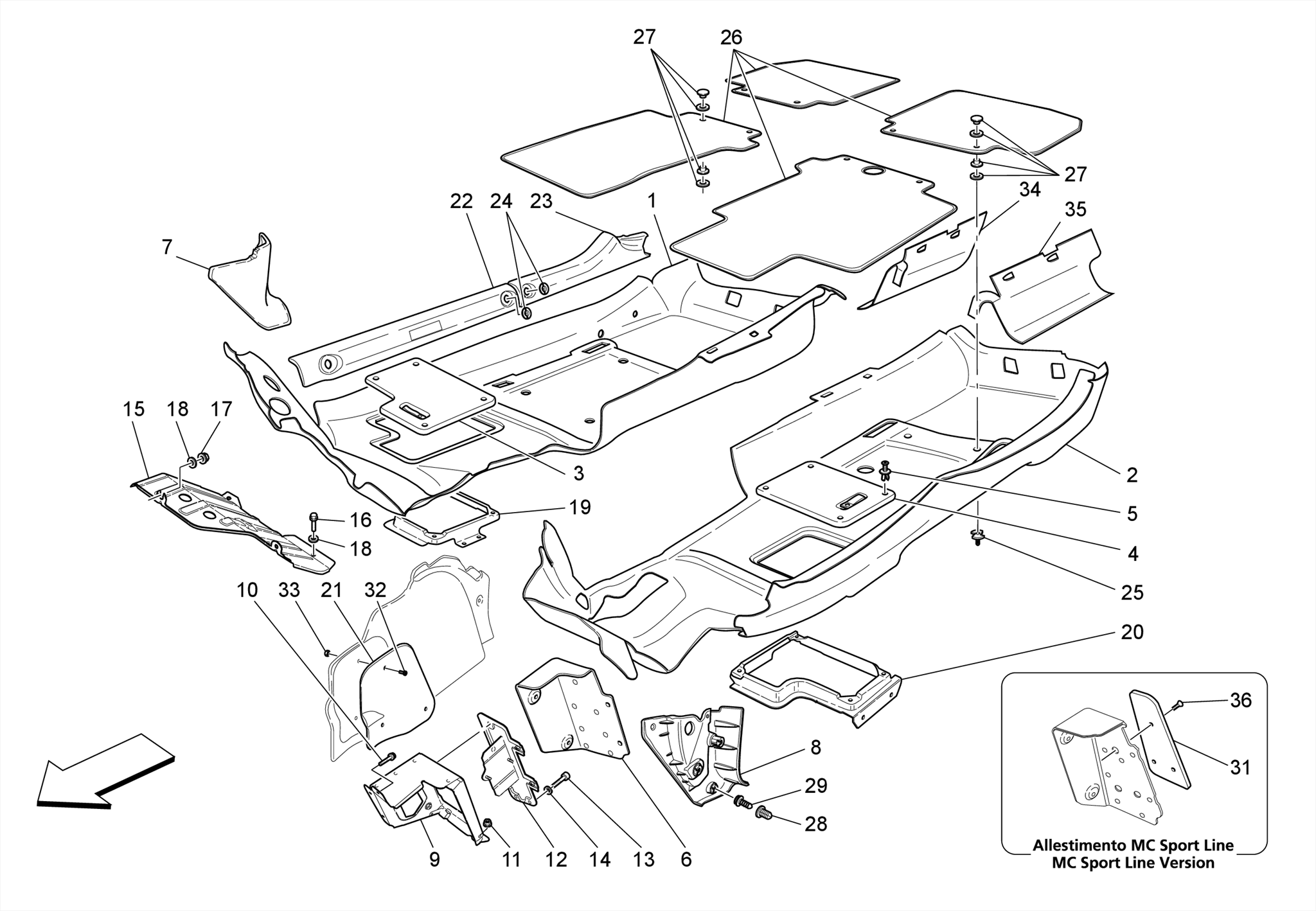 972.18.00-WIRING HARNESS FOR ELECTRICALLY ADJUSTABLE SEAT