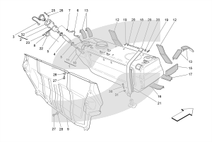 857.11.00-THREE-POINT SAFETY BELT REAR