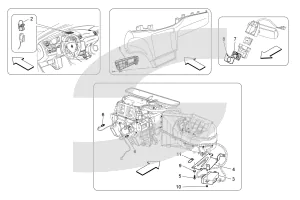 919.05.00-CONTROL UNIT FOR WIND- SCREEN PROJECTION (HEAD-UP-DISPLAY)