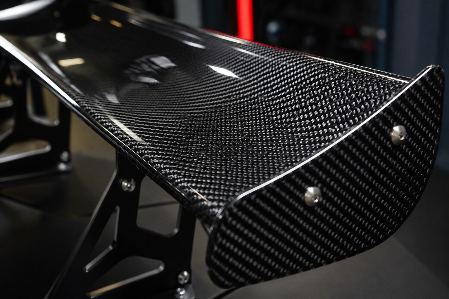 Carbon fiber wings for luxury performance cars
